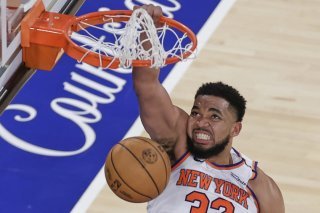 Karl-Anthony Towns et les Knicks ne sont plus menés que 3-2 par les Pacers en finale à l'Est KEYSTONE/AP/Adam Hunger